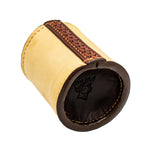Buckskin Dice Cup